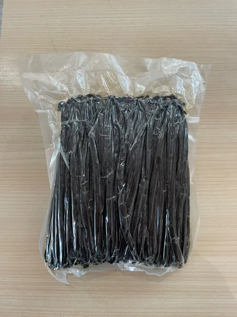 Packed vanilla beans